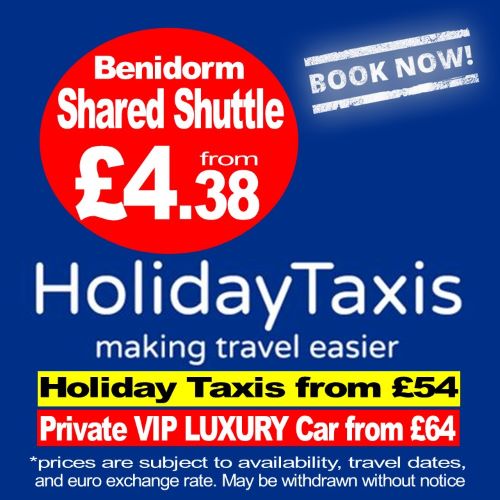 Albir Playa Taxis and Shuttle Transfers from Alicante airport