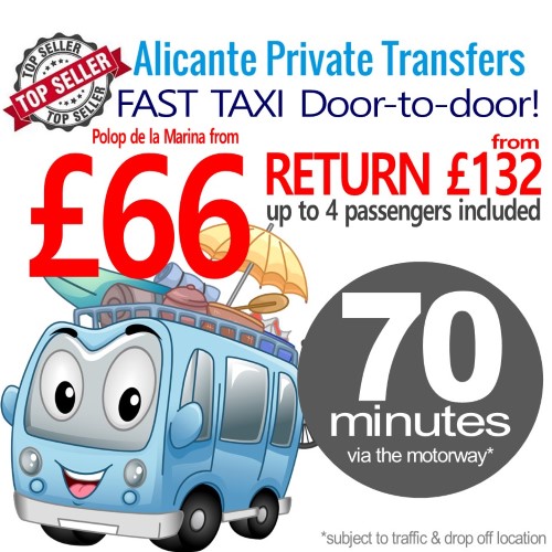Polop de la Marina Private Transfers