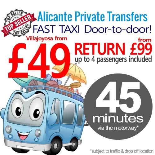 Villajoyosa Private Transfers